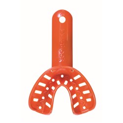 NAOL Dura-Lock Lower Impression Tray, Size 2 - Orange, 10-Pack