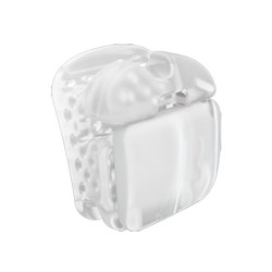 NAOL Carriere SLX 3D Clear Brackets, 022, UR 2 +8T Standard Torque, 5-Pack