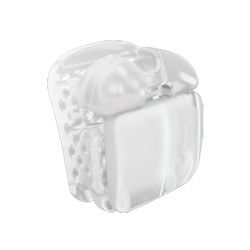 NAOL Carriere SLX 3D Clear Brackets, 022, High Torque, UR 2 +12T, 5-Pack