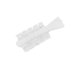 NAOL Rotation Wedges, Clear, 100-Pack
