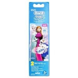 Oral B Electric Toothbrush - Kids Vitality Refill- Frozen - Packs of 2 Refills, 6-Packs