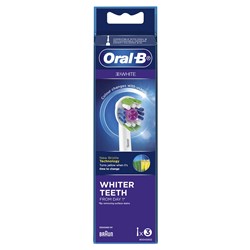 Oral B Brush Head Refills - 3D White, 3-Pack