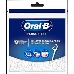 Oral B Floss Picks - Non flavoured, 75-Pack