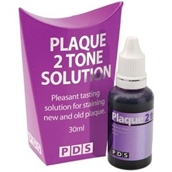 PDS PLAQUE 2 TONE Disclosing Solution - Staining of Old and New Plaque - 30ml Bottle
