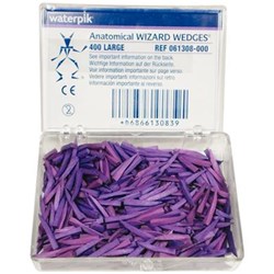 Waterpik Anatomical Wedges - Large Purple, 400-Pack