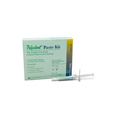 Pulpdent Paste - Premixed Calcium Hydroxide Dressing - Syringe Kit - 3ml Syringe, 1-Pack and 24 Needles