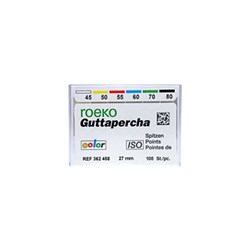 Roeko Gutta Percha Points - Assorted - Sizes 45-80 - Drawer Box, 100-Pack