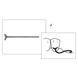 Scheu J Clasp - 1.1mm, 10-Pack