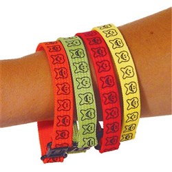 Sherman Woven Tooth Bracelet - Assorted Colours, 72-Pack