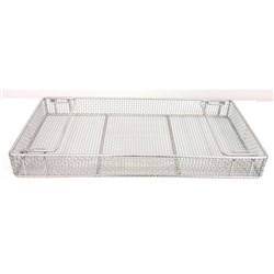 STS Health Stainless Steel Basket with Handles - 450 x 225 x 50mm