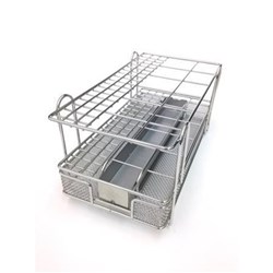 STS Health Stainless Steel Support for Vertical Instruments - 460 x 310 x 115mm