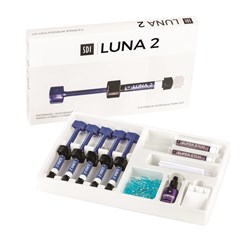 SDI Luna 2 - Nano-Hybrid Composite - Introductory Syringe Kit - Shade A1 A2 A3 A3.5 B1 - 4g Syringe, 5-Pack