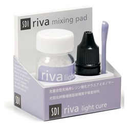 SDI Riva Light Cure - Resin-Reinforced Glass Ionomer - A2 - 15g Powder and 7.2ml Liquid