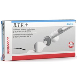 Septodont RTR+ 40/60 - Synthetic Bone Substitute - 0.5cc Syringe - 0.5-1mm Granules