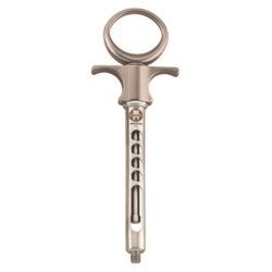 Septodont Self Aspirating Dental Syringe - Thumb Ring - Stainless Steel