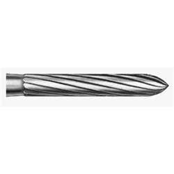 Komet Tungsten Carbide Bur - H283-012 - Torpedo - Straight (HP), 5-Pack