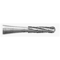 Komet Tungsten Carbide Bur - H31R-010 - Cylinder Round - High Speed, Friction Grip (FG), 5-Pack