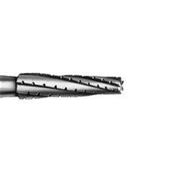 Komet Tungsten Carbide Bur - H33L-012 - Tapered Long - Straight Long (HPL)