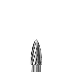 Komet Tungsten Carbide Bur - H390-016 - Grenade - Straight (HP), 5-Pack