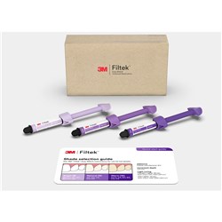 3M Filtek Easy Match Universal - 4G Syringes - Assorted Shades Bright, Natural and Warm, 3 -Pack