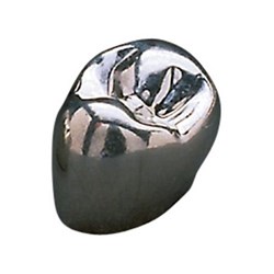 3M Crown Form IsoForm - Prefabricated Tin-Silver Alloy Crowns - 1st Bicuspid L44, 5-Pack