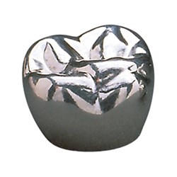 3M Crown Form IsoForm - Prefabricated Tin-Silver Alloy Crowns - 1st Molar L60, 5-Pack