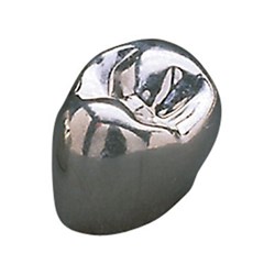3M Crown Form IsoForm - Prefabricated Tin-Silver Alloy Crowns - 2nd Bicuspid U52, 5-Pack