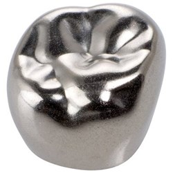 3M Crown Form NiChro - Stainless Steel Permanent Molar Crowns - 6UL6, 5-Pack