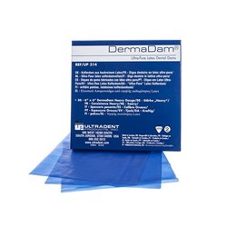Ultradent Dermadam Rubber Dam - Heavy - 15cm x 15cm 0.25mm, 36-Pack