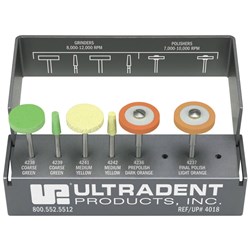 Ultradent Jiffy Polisher - Universal Extraoral Adjusting and Polishing Kit, 6-Pack