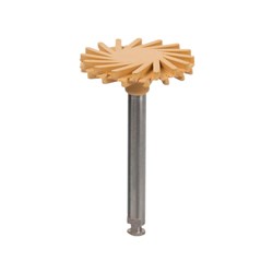 Ultradent Jiffy Polisher - Natural Universal Wheel - RA - Fine - 14mm, 3-Pack