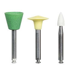 Ultradent Jiffy Polisher - Variety Pack, 18-Pack (3 Disks, 6 Cups and 9 Points)