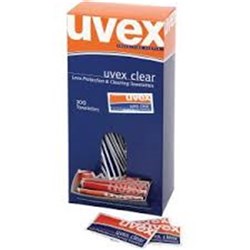 Uvex Clear Towelettes, 100-Pack