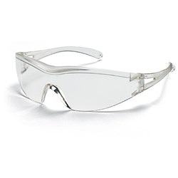 Uvex X-One Safety Glasses - Clear Lens - Hard Coat Clear Frame