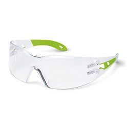 Uvex Pheos Safety Glasses - Anti Scratch/Fog - Clear Lens - Small Size