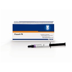 Voco Fissurit FX - Light Cure Fissure Sealant - 2.5g Syringes, 2-Pack