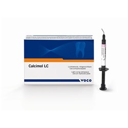Voco Calcimol LC - Light-Cure Calcium Hydroxide Paste - 2.5g Syringes, 2-Pack