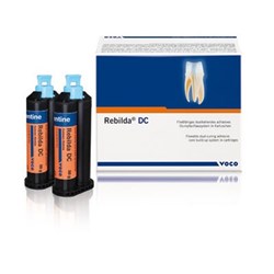Voco Rebilda DC - Adhesive Core Build-Up - Quick Mix - Dentine - 10g Syringe, 1-Pack and Mixing Tips