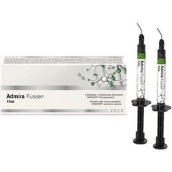 Voco Admira Fusion Flow - Flowable Nano-ORMOCER direct Restorative - Shade A2 - 2g Syringe, 2-Pack