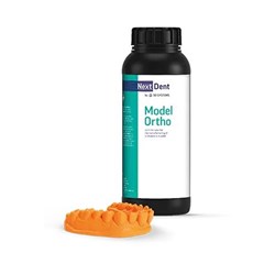 NextDent Model Ortho - 3D Printing Resin for Orthodontic Models - Orange - 1000g Bottle