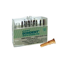 Coltene Bondent - Titanium Dentin Bonding Pins - Bulk Kit - Long Pins, 50-Pack