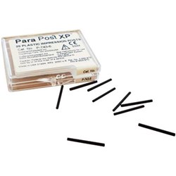 Coltene ParaPost XP Plastic Impression Post - Size 6 - Black , 20-Pack