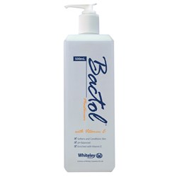 Whiteley Bactol Moisturiser with Vitamin E - 500ml Bottle