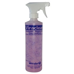 Whiteley Viraclean - Hospital Grade Disinfectant - 500ml Trigger Bottle