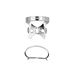 W9 Ivory Rubber Dam Clamp - Size 2