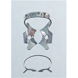 W9 Ivory Rubber Dam Clamp - Size 5
