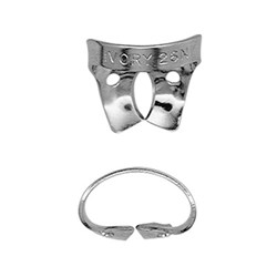 W9 Ivory Rubber Dam Clamp - Size 26N