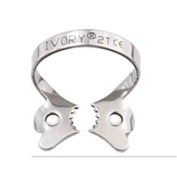 W9 Ivory Rubber Dam Clamp - Tiger - Size 2T