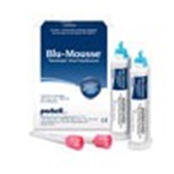 Parkell Blu-Mousse AC - Impression/Bite Registration - Super Fast - 50ml Cartridge, 2-Pack