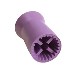 Young Prophy Cups - Latex Free - Snap on - Soft - Purple, 144-Pack